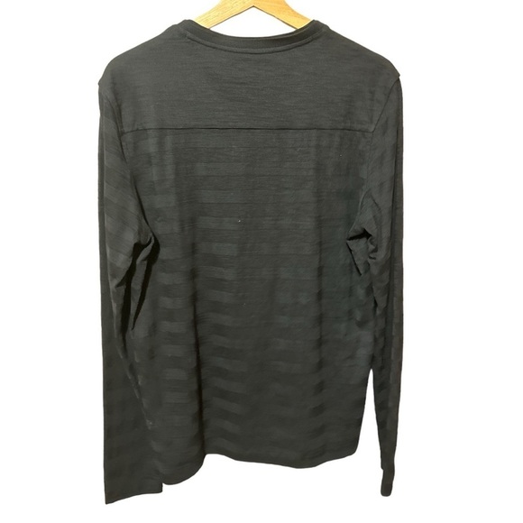 NWOT - Hugo Boss Molino V-Neck Long Sleeve Shirt - Size Medium - Picture 3 of 5